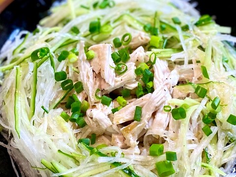 ☘️鶏むね肉と大根のレモン塩サラダ【和食・副菜】